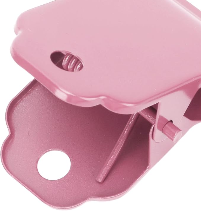 Large Heavy Duty Bulldog Clip, 3.9 Inch Pink Metal Binder Clips Strong Grip - Image 7