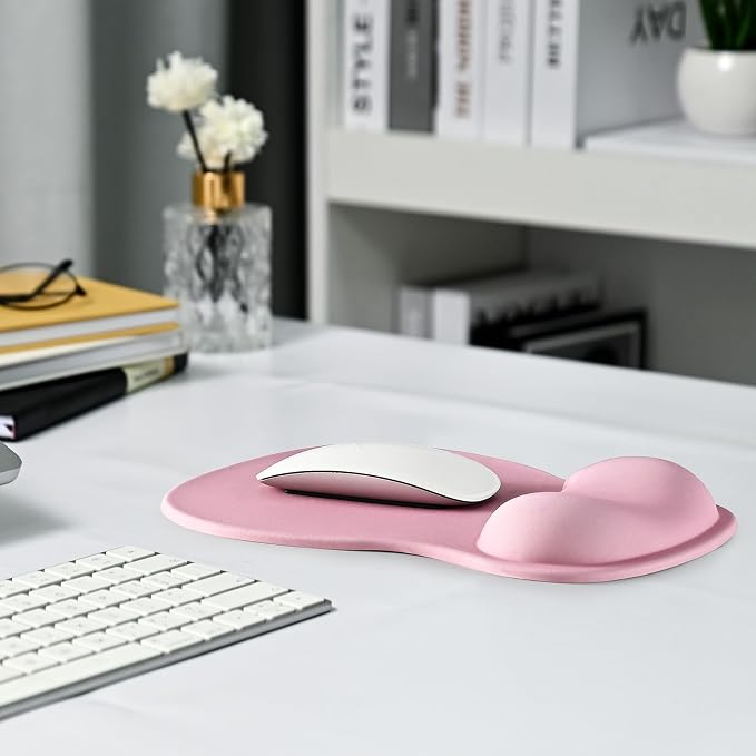 EooCoo Ergonomic Pink Mouse Pad - Image 7