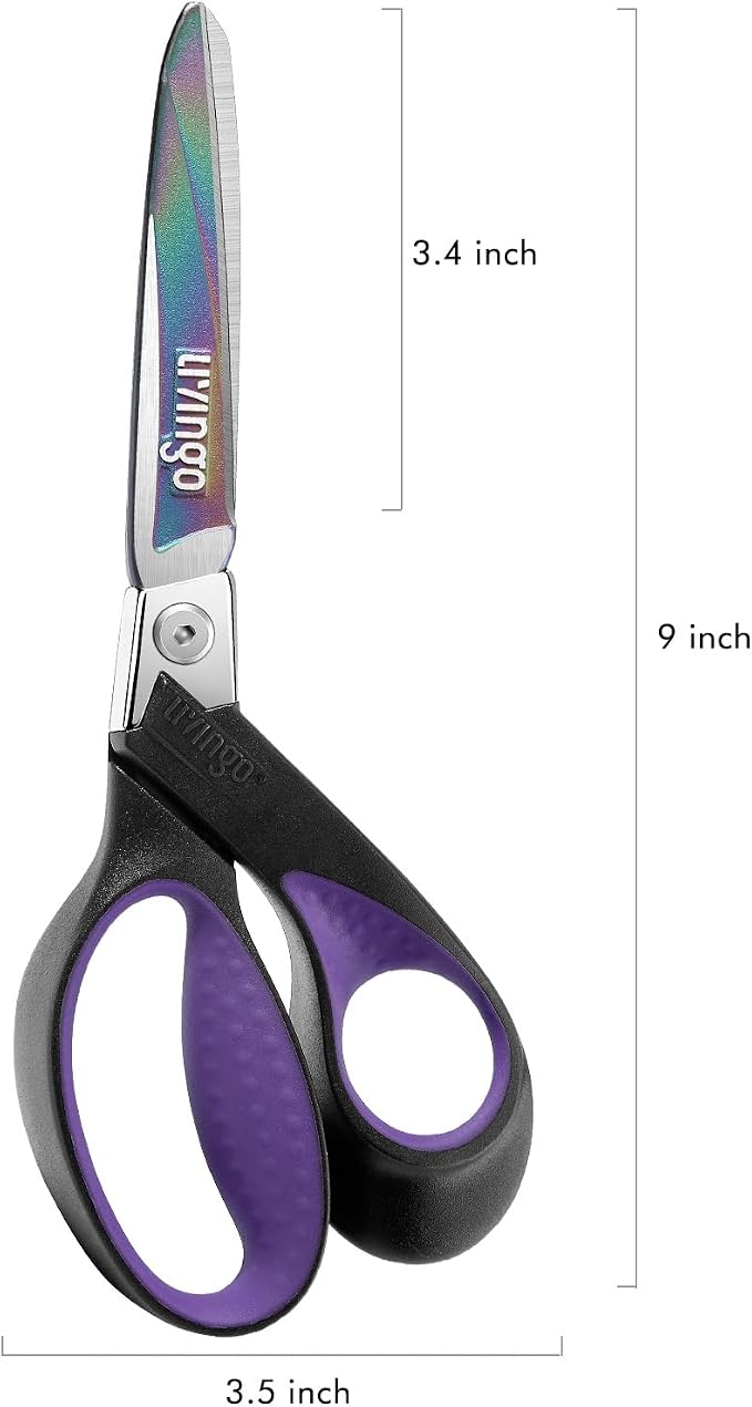 LIVINGO Industrial Scissors all Purpose: 9" Professional Heavy Duty Shears - Image 2