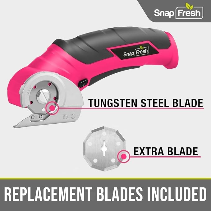 SnapFresh Cordless Electric Scissors, 4V Rechargeable Electric Box Cutter - Image 3