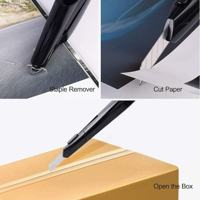Staple Remover with Cutter Tool Utility Knife Staple Puller Multifunction - Image 5