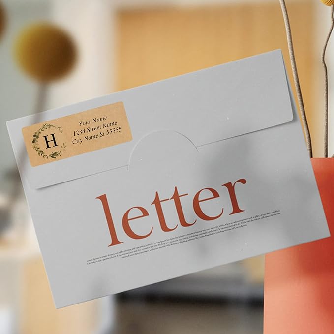 Custom Address Labels - Personalized Address Labels, Return Address Labels with Strong Adhesion, Can Be Used for Cardboard, Paper, Plastic, Glass, Metal (2.6x1 Inch, Set of 280)-DeskLoop Office