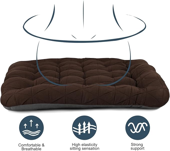 BUYUE Good Support Office Chair Cushion, Luxury Jacquard - Image 5