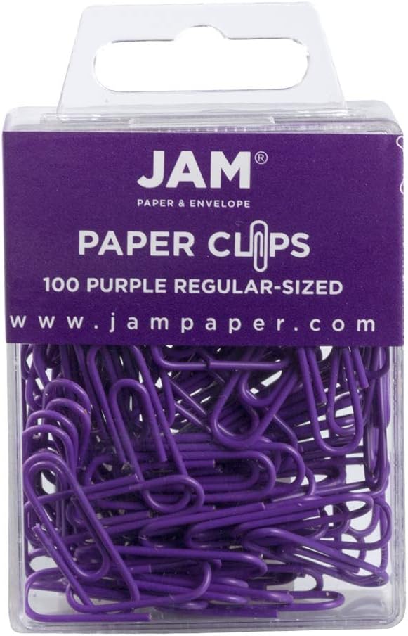 JAM PAPER Colorful Standard Paper Clips by JAMPaper