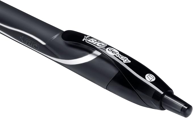 BIC Gel-Ocity Quick Dry Gel Pens, Medium Point Retractable, 12-Count- Pack of 18 - Image 5