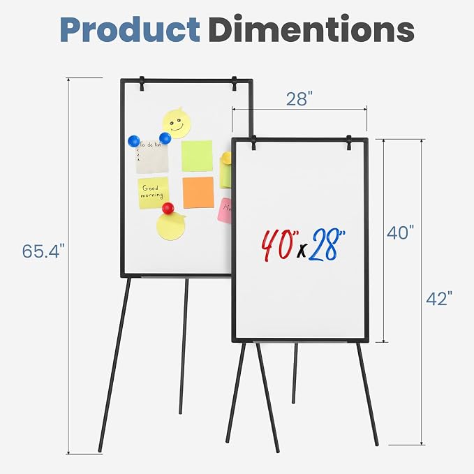OLIXIS 40" x 28" Magnetic White Board - Image 2