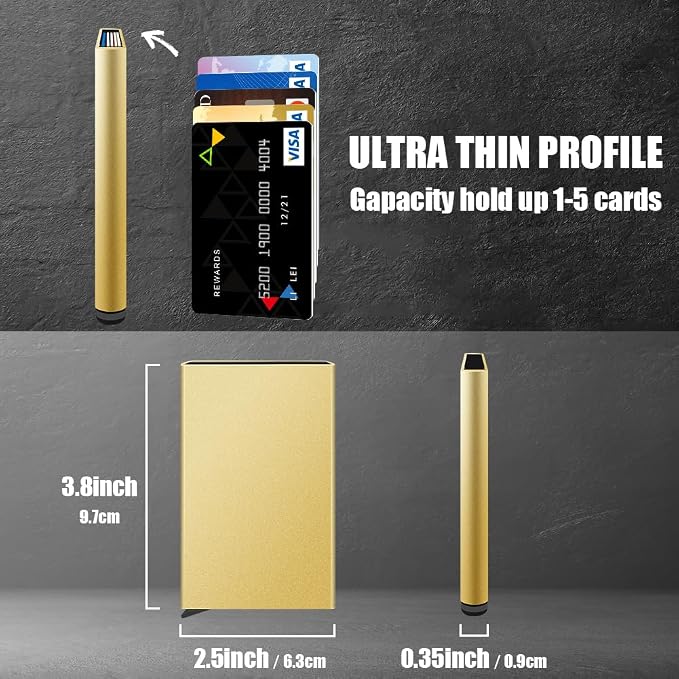 FurArt Slim Minimalist Wallet RFID Credit Card Holder - Image 3