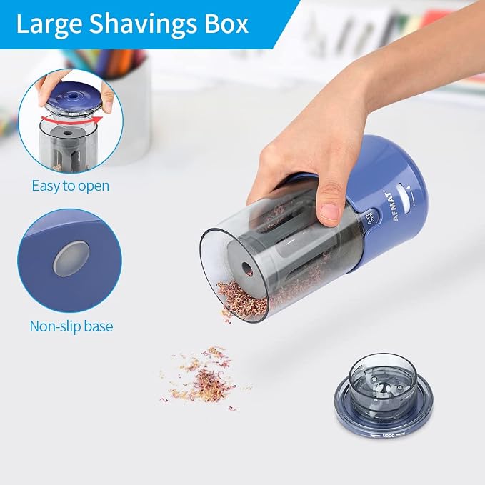 AFMAT Electric Long Point Pencil Sharpener - Image 6
