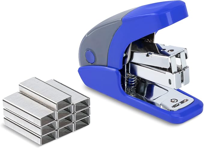 PAPERPAL Effortless Mini Stapler Set, 20 Sheet Capacity, Integrated Remover & by PAPERPALDirect