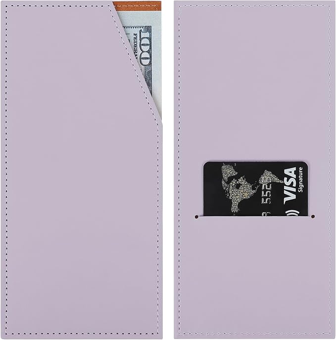 KONVINIT PU Leather Cash Envelope Wallet, Reusable Cash Envelopes by KONVINIT