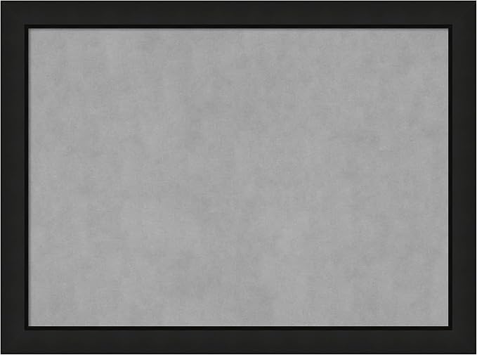 Amanti Art Black Framed Magnetic Board 23x31 Medium Vision Board by AmantiArt