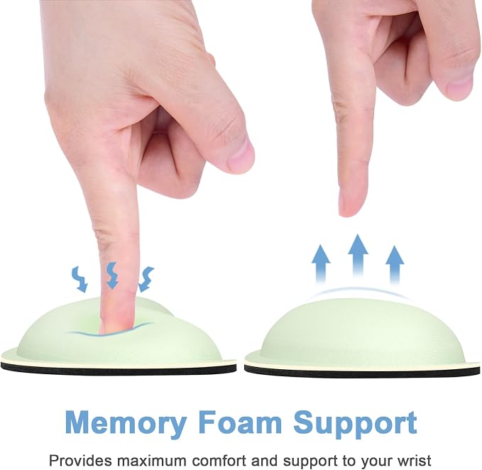 Dapesuom Mouse Wrist Rest, Ergonomic Memory Foam Mouse Wrist - Image 4