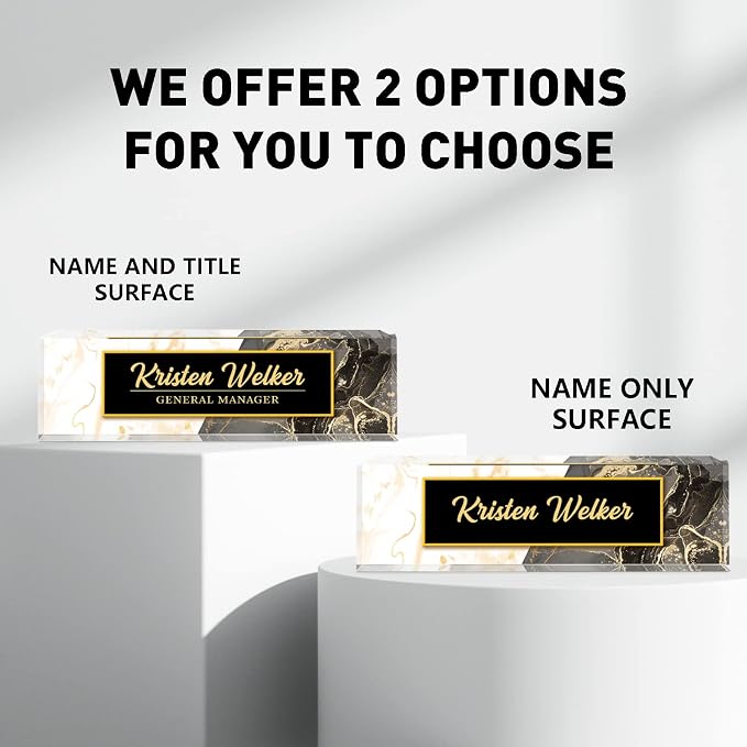 Desk Name Plate Personalized, Custom Name Plates - Image 4