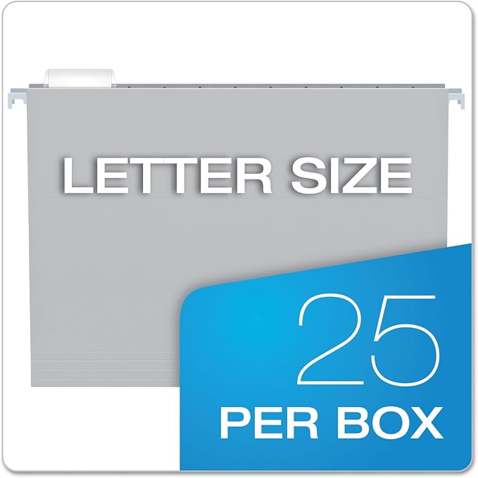 Pendaflex Recycled Hanging Folders, Letter Size, 1/5 Cut - Image 2