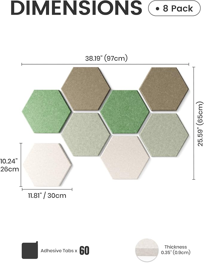 Fluxynara Hexagon Cork Board Alternative - Image 2
