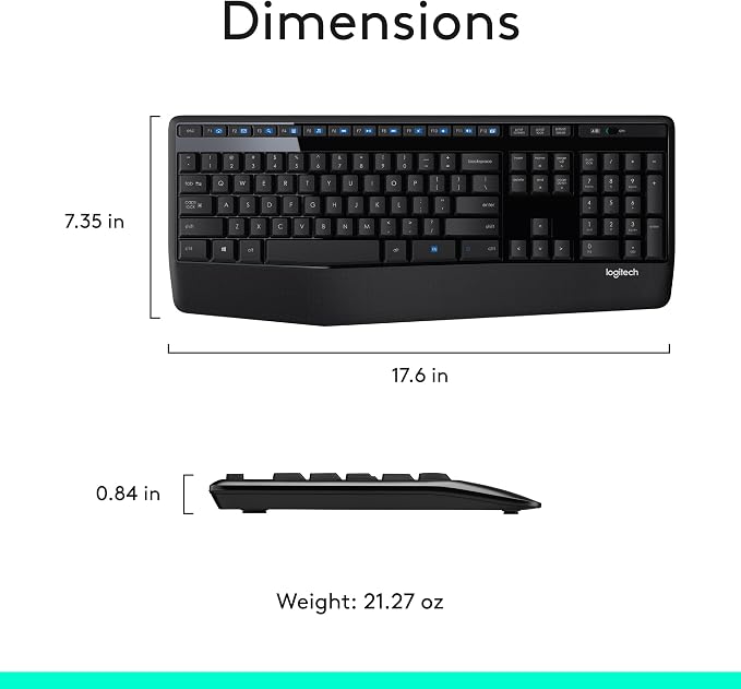 Logitech MK345 Wireless Keyboard and Mouse Combo - Image 9