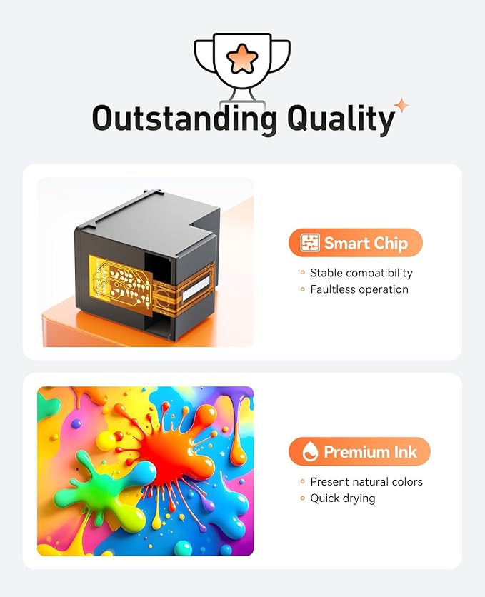 63XL Ink Cartridges 2 Pack High Yield with Chip Replacement for HP 63 63xl Ink Compatible with HP Officejet 3830 4650 4655 5255 5258 5200 Envy 4510 4512 4520 4650 Deskjet 2130 2132 3630 3634 Printer-DeskLoop Office