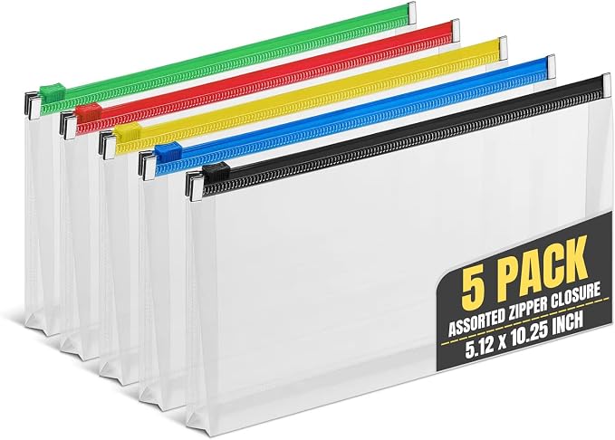 1InTheOffice Plastic Filing Envelopes by 1InTheOffice