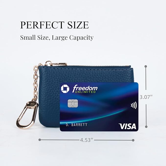 Full Grain Leather Coin Purse - Image 3