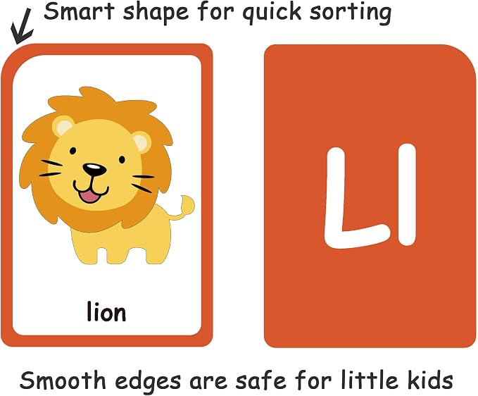 ZazzyKid Flash Cards for Toddlers Learning: 54 Double Sides Flashcards for - Image 4