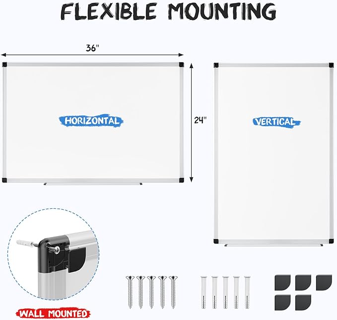 DUMOS Magnetic White Board Kit Set of 2 - Image 6