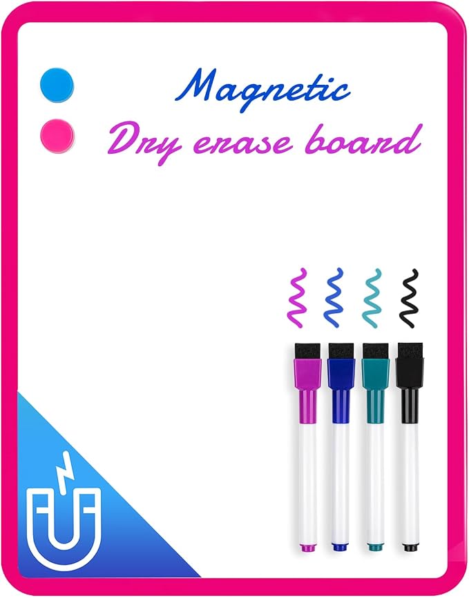 VUSIGN Small White Board Dry Erase, Dark Pink by VUSIGN
