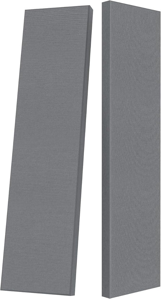 2” Thick Acoustic Panels with Hanging Brackets to the Wall, Light Grey by UMIACOUSTIC
