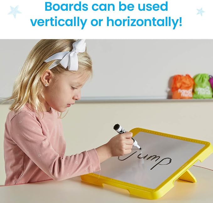 hand2mind Rainbow Writing Slant Boards, Desktop Whiteboard Clipboards, Reusable - Image 4
