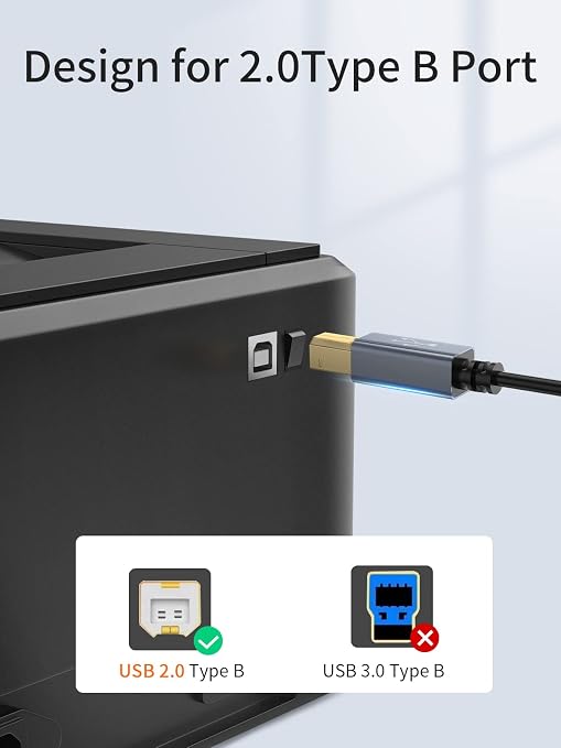 CableCreation USB C to USB B Printer Cable - Image 4
