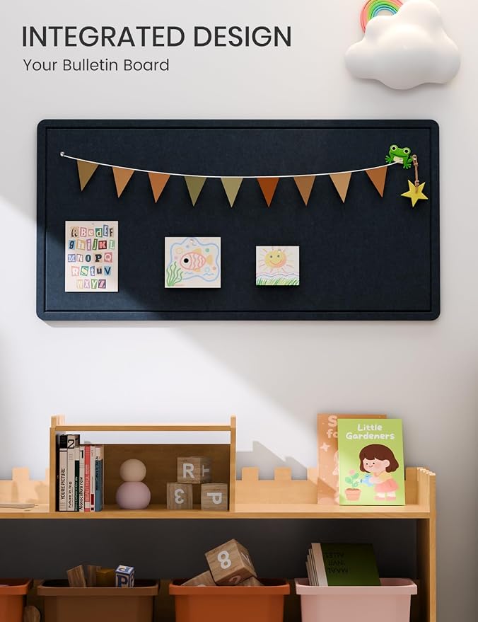 Fluxynara Bulletin Board, Foldable Felt Pin Board - Image 6