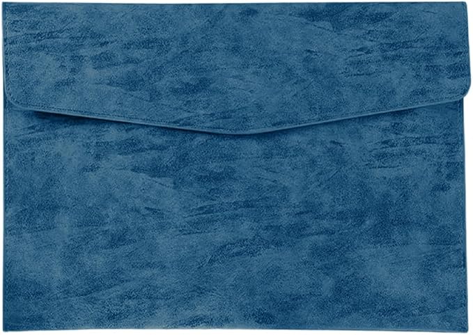 A4 PU Leather Portfolio Filing Envelope Oragnizer Thin Waterproof File Holder by QUALITYCALFOVERA