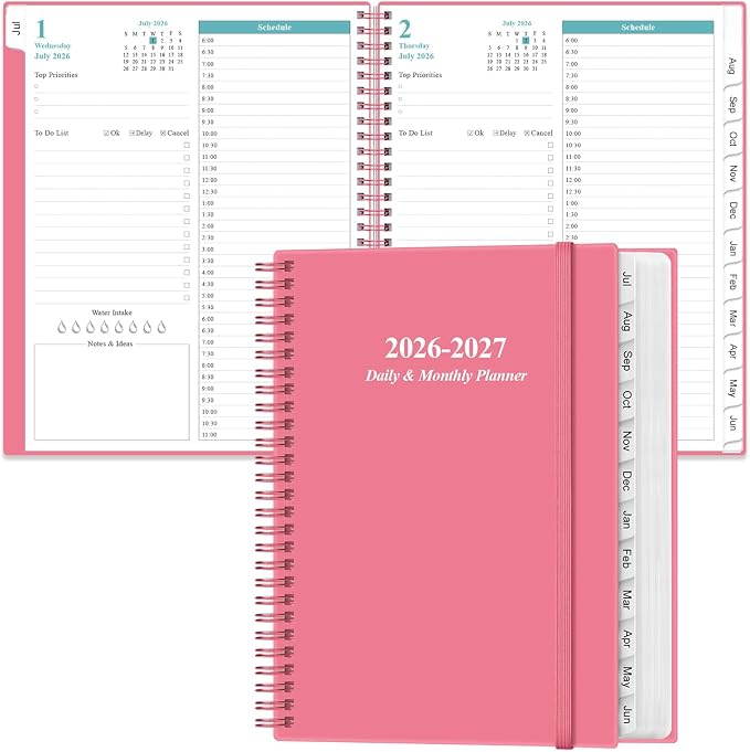 2026-2027 Daily & Monthly Planner by Heveboik