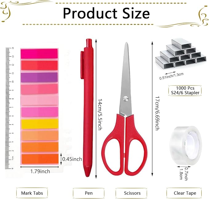 Office Supplies, Stapler and Tape Dispenser Set - Image 6
