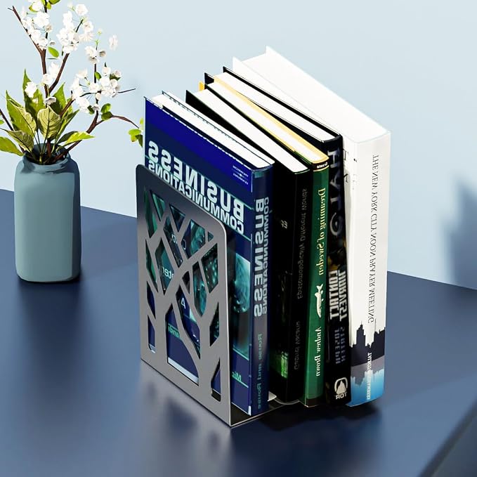 MaxGear Book Ends Tree Design Bookends - Image 7