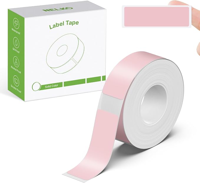 Nelko Genuine P21 Label Maker Tape, Adapted Label Print Paper, Standard by NELKO
