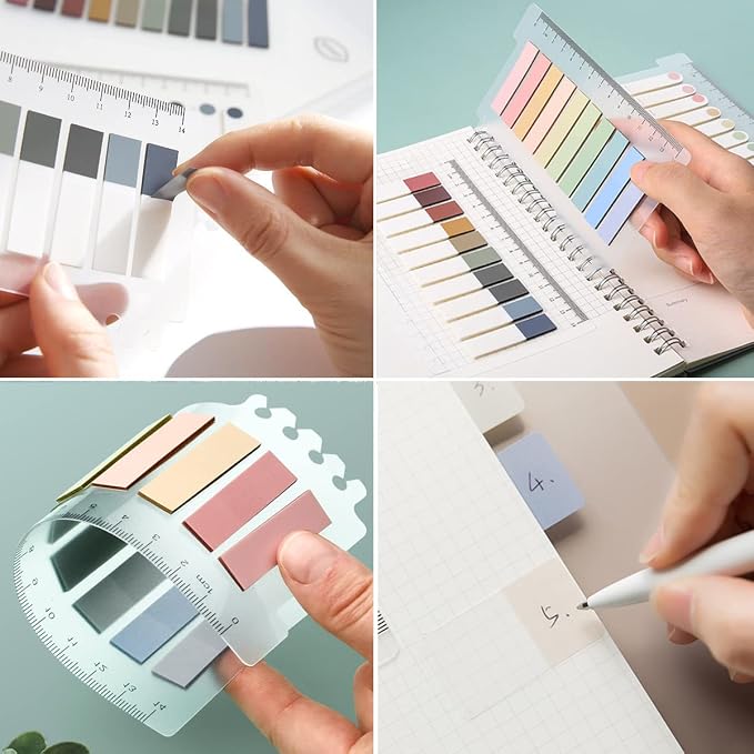 600 Pcs Morandi Sticky Tabs Book Notes Tabs, Page Markers Tabs Pastel Book Tabs - Image 2
