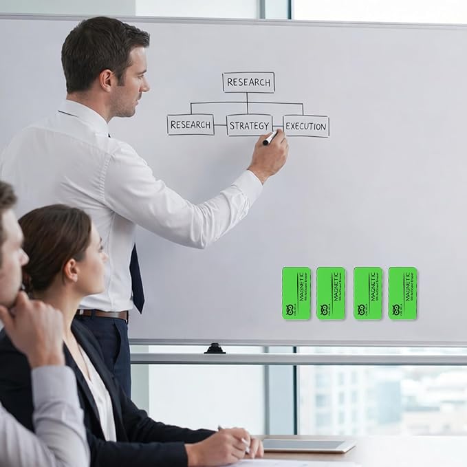 OWLKELA 8Pcs White Board Erasers, Magnetic Dry Erase Eraser Ideal - Image 6