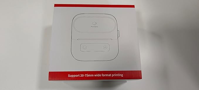 Phomemo M220 Label Maker, Bluetooth Barcode Label Printer, Thermal Sticker Maker Machine for Barcode, Address, Tag Labeling, Compatible with Phone & Laptop-DeskLoop Office