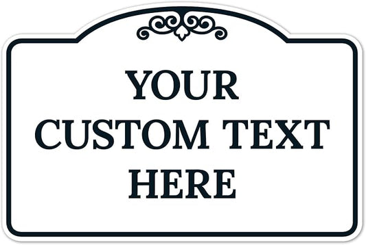 Custom Decorative Sign, Personalized Metal Sign by SigoSigns