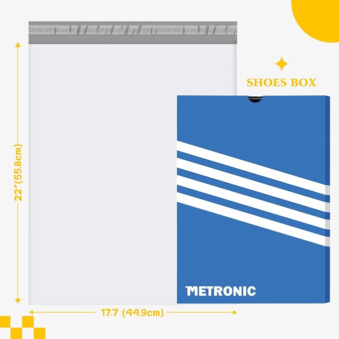 Metronic 25Pcs Poly Mailers 17.7x22 Inch, Large Shipping Bags - Image 4