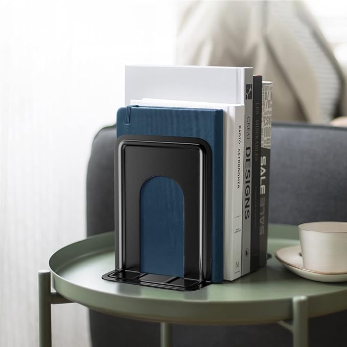 MaxGear Book Ends Universal Premium Bookends - Image 6