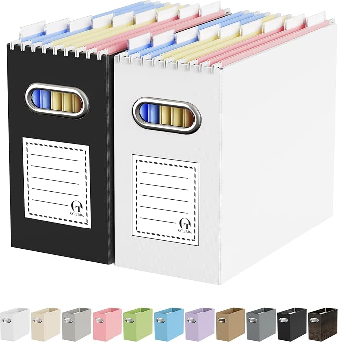 Oterri Cardboard File Organizer Box by Oterri