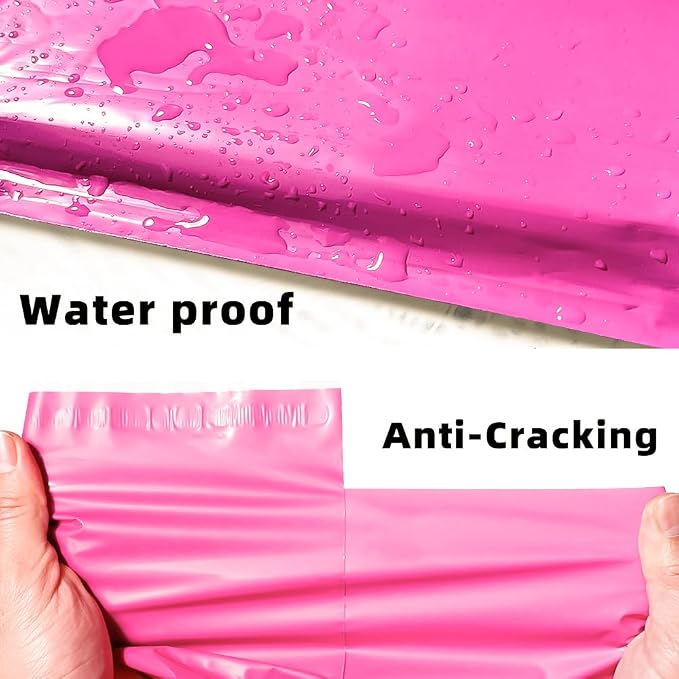 POLYSELLS 100 pcs 19x24 Inches Pink Poly Mailers Shipping Envelopes, Strong - Image 4