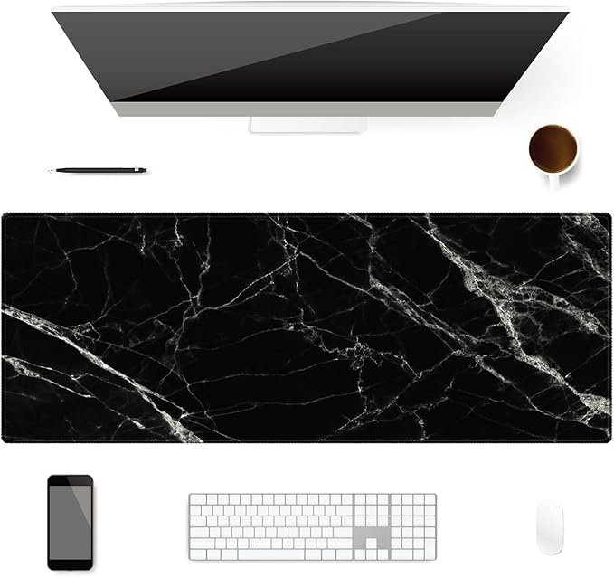 Extended Desk Mat, iDonzon Soft Cute Extra Large XXL Waterproof Gaming Mouse Pad by iDonzon
