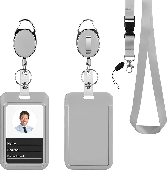 Retractable ID Badge Holder by happyhbt