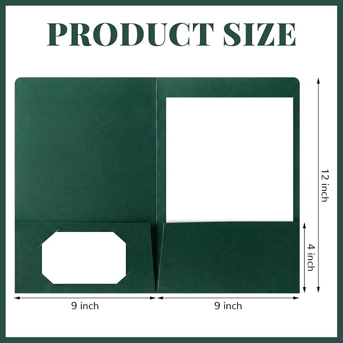 Affrolling 50 Pack 6 x 9 Inch Welcome Pocket Folders Church Visitor Welcome - Image 2