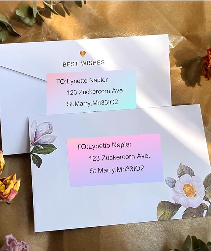 2.25 x 1.25 Thermal Labels, Self-Adhesive Address Shipping Barcode Thermal Stickers,Thermal Printer Labels Compatible with Rollo & Zebra & MUNBYN, 800 Labels for Printer, Fantasy Purple-DeskLoop Office