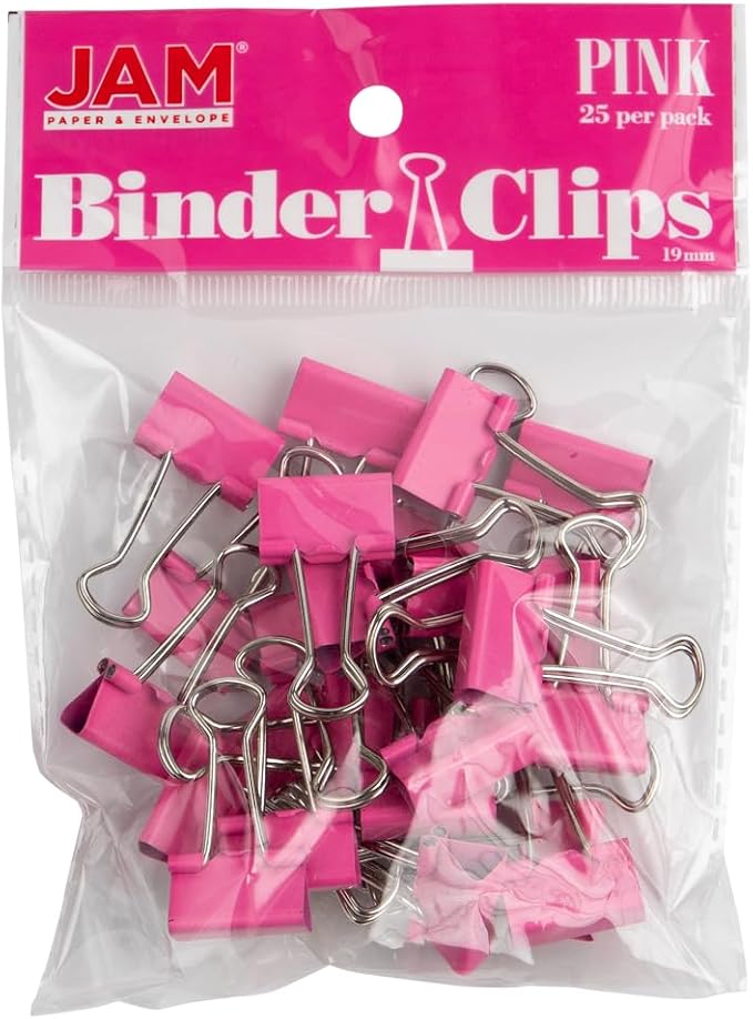 JAM PAPER Colorful Binder Clips by JAMPaper