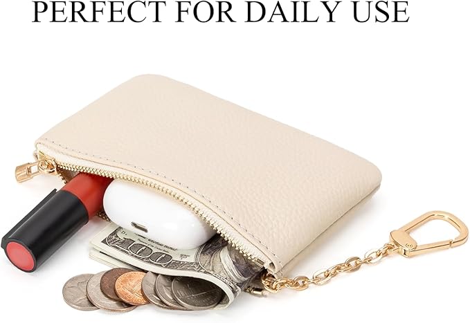 Full Grain Leather Coin Purse - Image 5