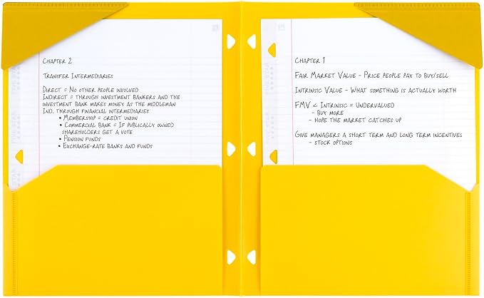 Five Star 2-Pocket Folder, Plastic Folder - Image 2